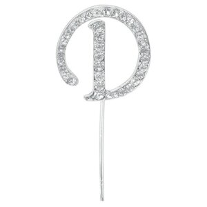 CAKE TOPPER DIAMANT BUCHSTABE D