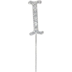 CAKE TOPPER DIAMANT BUCHSTABE I