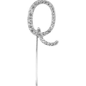 CAKE TOPPER DIAMANT BUCHSTABE Q