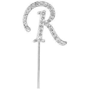 CAKE TOPPER DIAMANT BUCHSTABE R