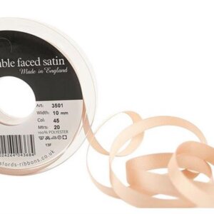 BERISFORDS SATINBAND ECRU 10MM