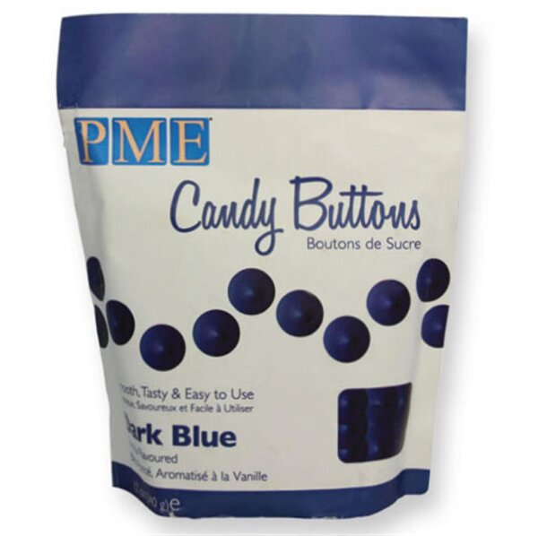 PME CANDY BUTTONS DARK BLUE 340g