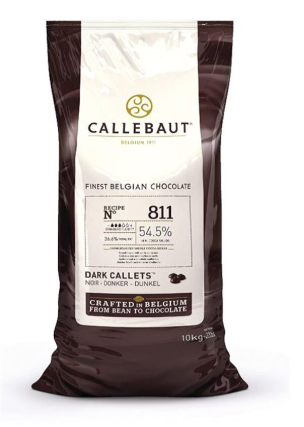 Callebaut Schokolade 811 54,5% 10kg VEGAN KOSCHER