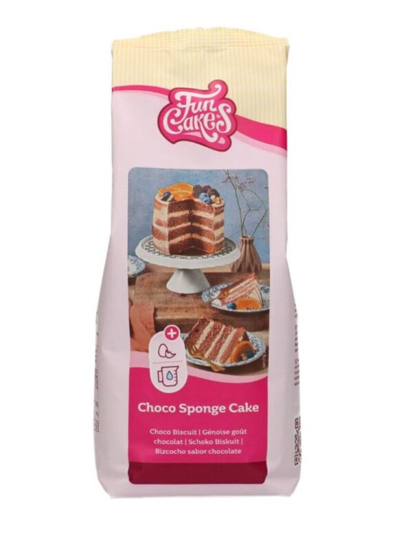 Funcakes Mix für Schokobiskuit 1Kilo