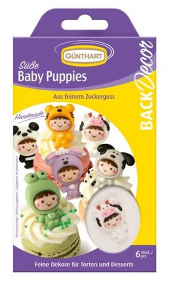 GÜNTHART ZUCKERDEKOR BABY SET 6STÜCK