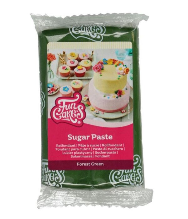 Funcakes Rollfondant Forest Green 250g