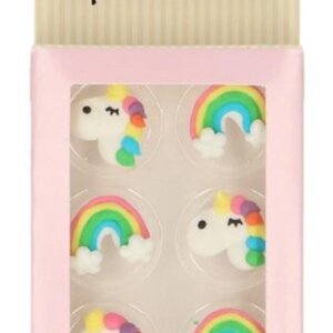 Funcakes Zuckerdekor Einhorn & Regenbogen 12Stück