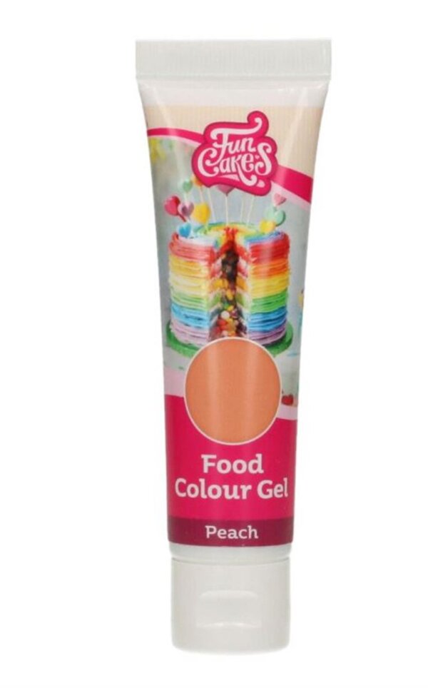Funcakes Gelfarbe Peach 30Gramm