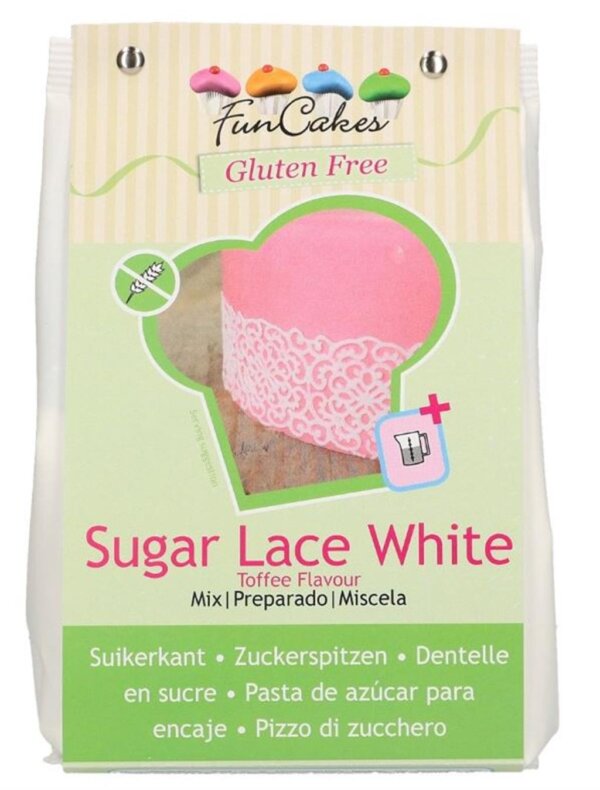 Funcakes Mix für essbare Zuckerspitze Glutenfrei 400Gramm