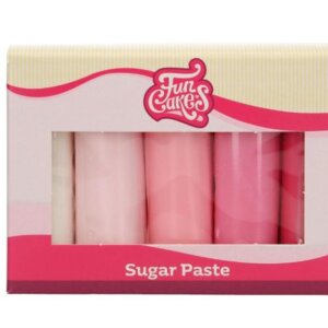 Funcakes Rollfondant Multipack Pink Palette 5*100g