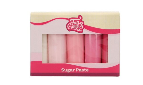 Funcakes Rollfondant Multipack Pink Palette 5*100g