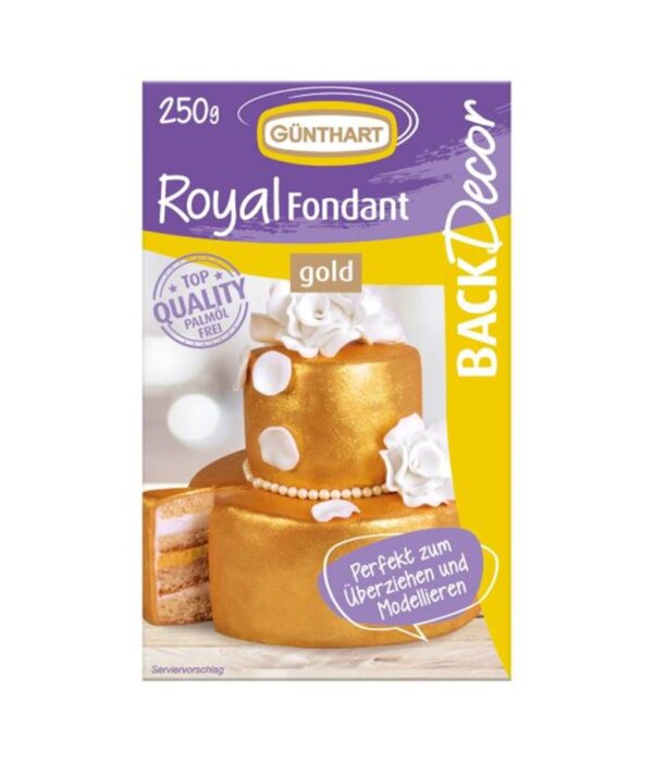 Günthart Rollfondant Gold 250g