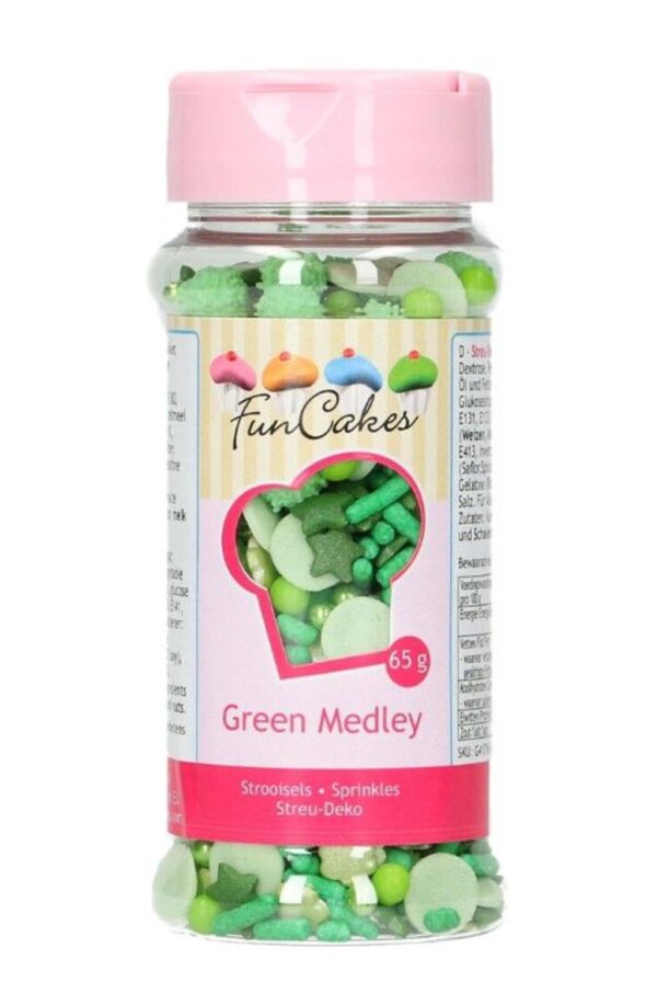 Funcakes Zuckerdekor Medley Green 65g