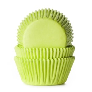 HOM CUPCAKE CUPS LIME 50STÜCK