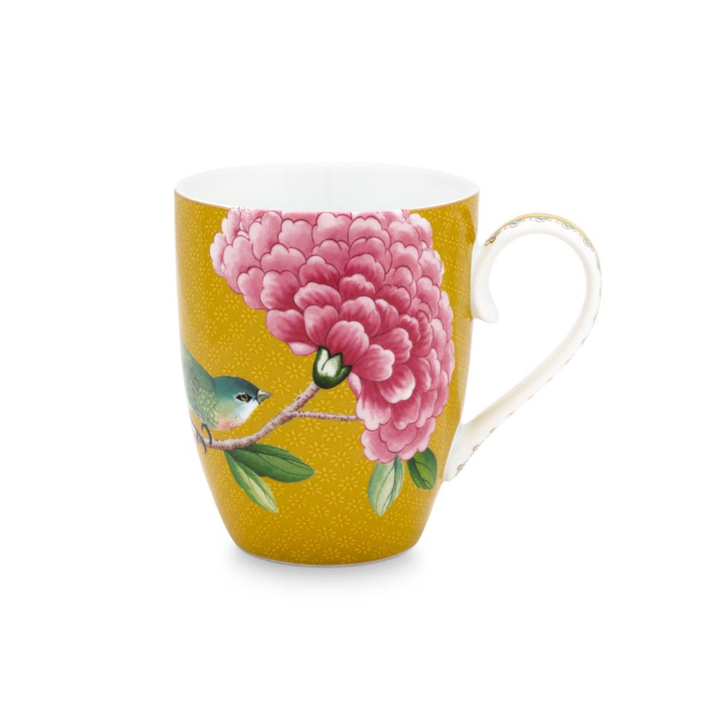 .PIP Studio Mug Large Blushing Birds Yellow 350ml