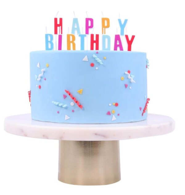 PME Kerze Happy Birthday Buchstaben Set 13teilig