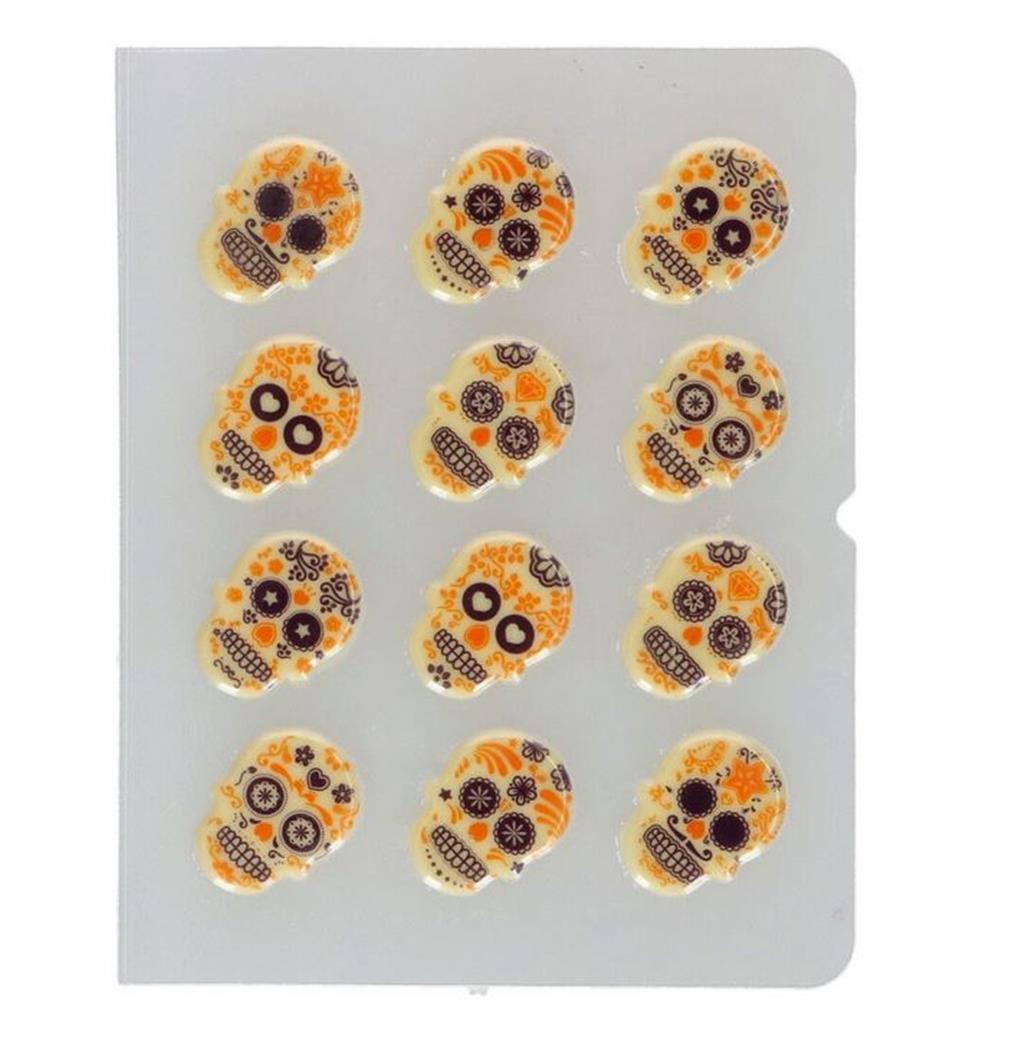 Funcakes Schokodekor Tag der Toten Set 12Stück