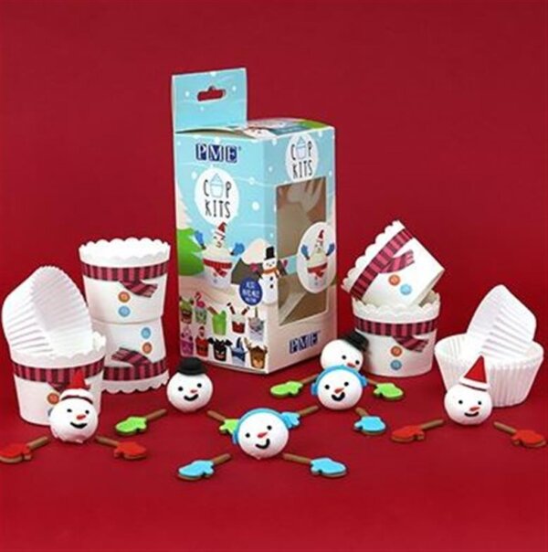 PME Cupcake Set Schneemänner