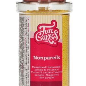 Funcakes Nonpareilles Gelb 80Gramm