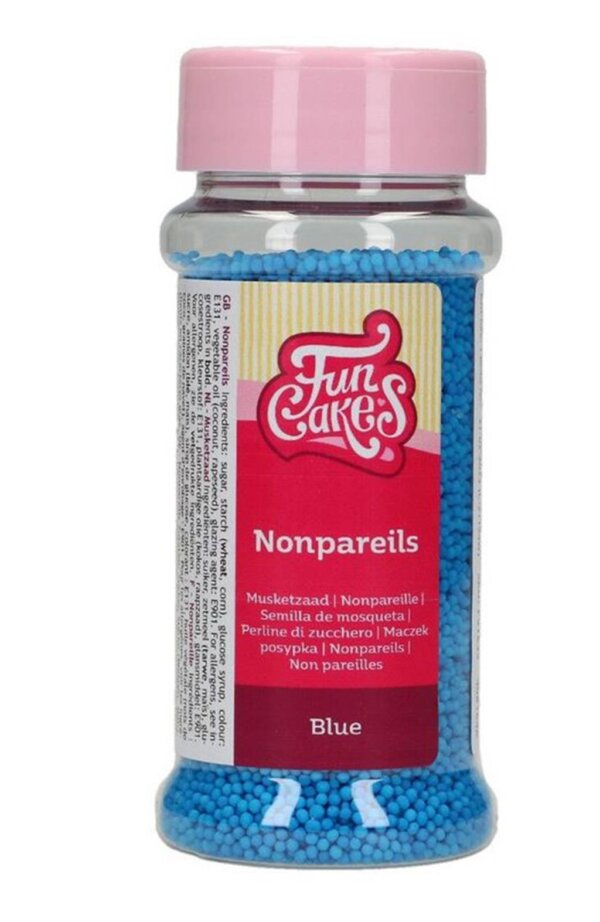 Funcakes Nonpareilles Blau 80Gramm