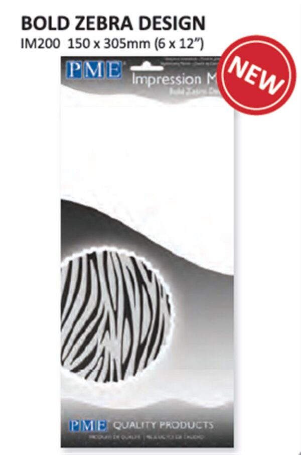 PME PRÄGEMATTE ZEBRA 15*30CM