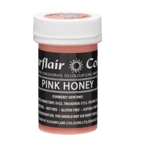 Sugarflair Paste Colour Pastel Roze Honing 25Gramm