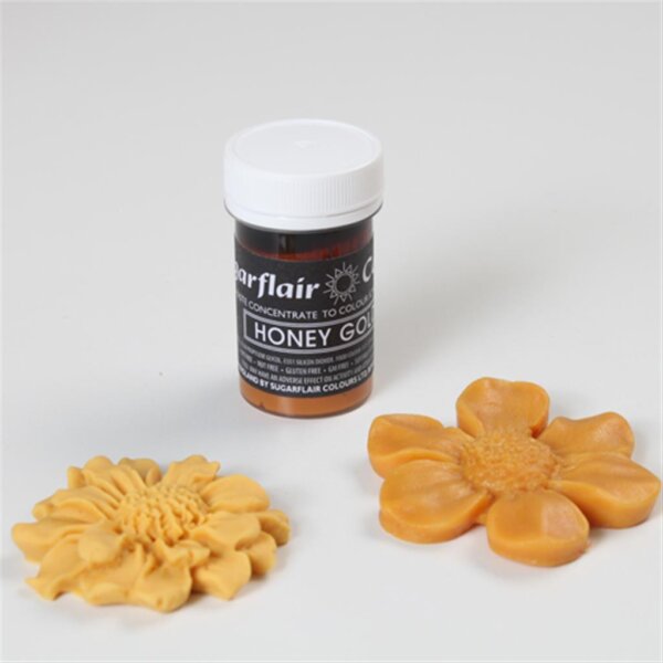 Sugarflair Paste Colour Pastel Honey Gold 25Gramm