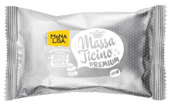 Massa Ticino Tropic Rollfondant Weiss 250Gramm