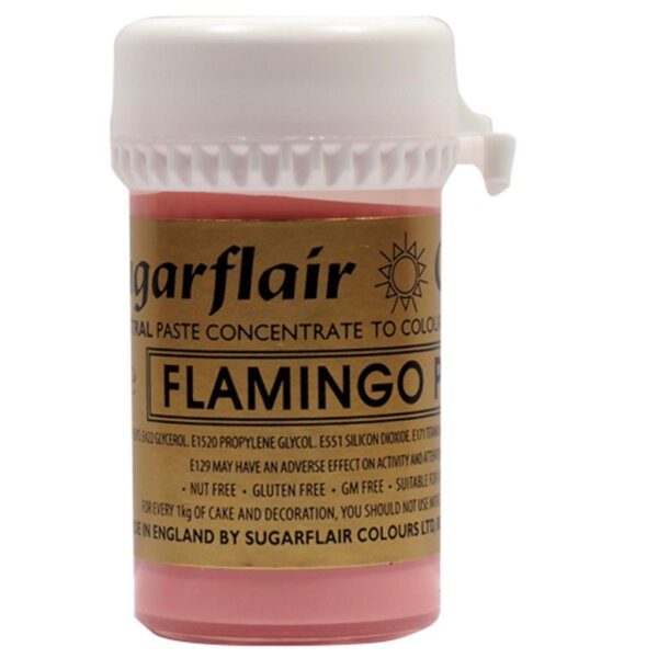Sugarflair Paste Colour Flamingo Pink 25Gramm