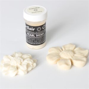 Sugarflair Paste Colour Pastel Pearl Ivory 25Gramm