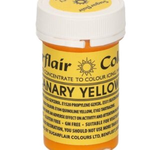 Sugarflair Paste Colour Canary Yellow 25Gramm