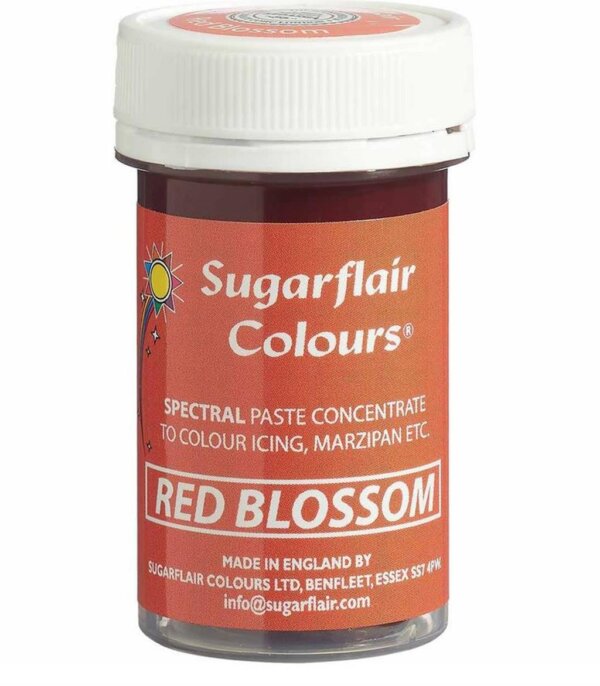 Sugarflair Paste Colour Red Blossom 25Gramm