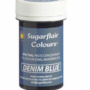 Sugarflair Paste Colour Denim Blue 25Gramm