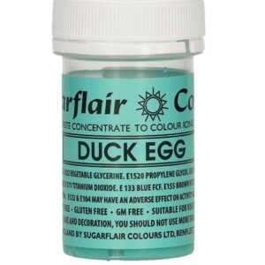 Sugarflair Paste Colour Duck Egg 25Gramm