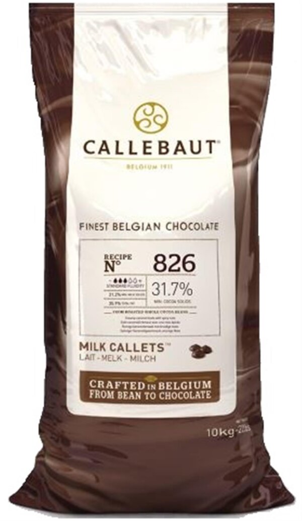 Callebaut Schokolade 826 31,7% 10kg