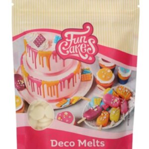 FUNCAKES DECO MELTS WHITE 250G