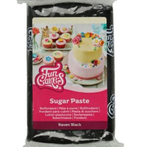 Funcakes Rollfondant Raven Black 250g