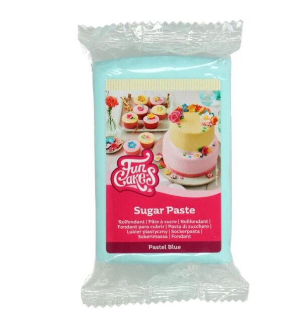 Funcakes Rollfondant Pastel Blue 250Gramm