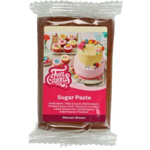 Funcakes Rollfondant Maroon Brown 250g