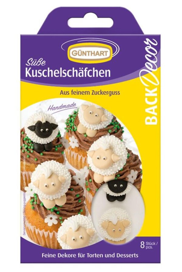 Günthart Zuckerdekor Schafe 8Stück