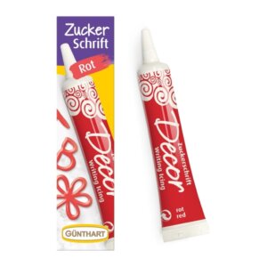 Günthart Zuckerschrift Rot 1Stück