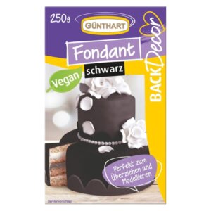Günthart Rollfondant Schwarz 250Gramm