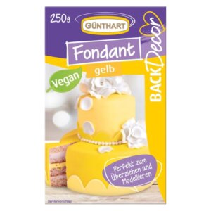 Günthart Rollfondant Gelb 250Gramm