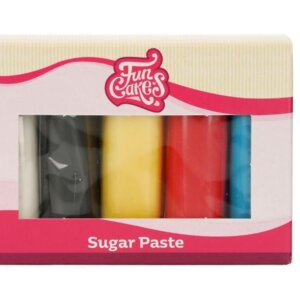 Funcakes Rollfondant Multipack Primärfarben 5*100g