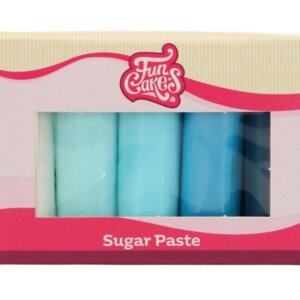 Funcakes Rollfondant Multipack Blau Palette 5*100g