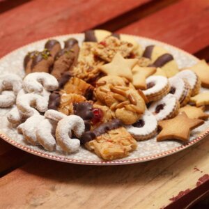 JW Weihnachtskekse Dose gemischt 1Kilo