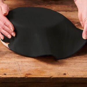 Funcakes ausgerollte Fondantplatte Raven Black