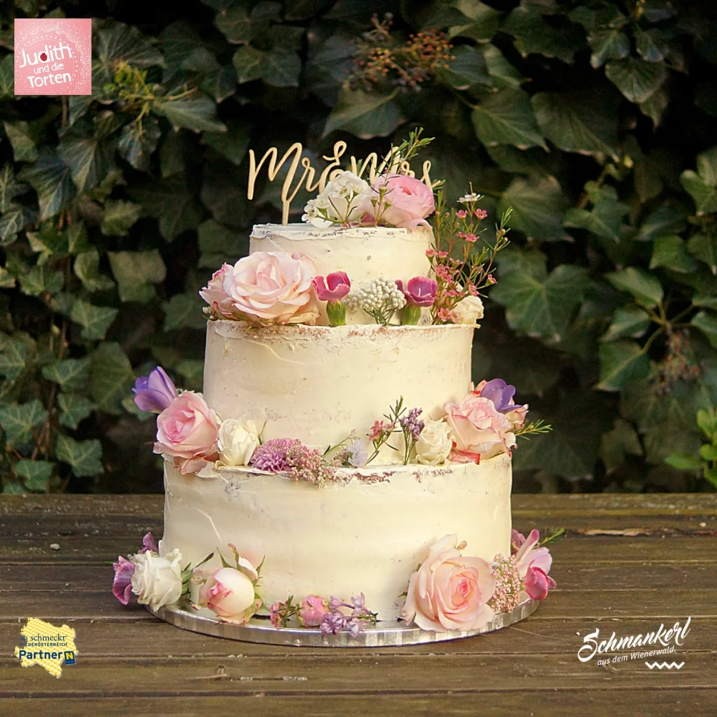 Individuelle Hochzeitstorte aus Baden bei Wien